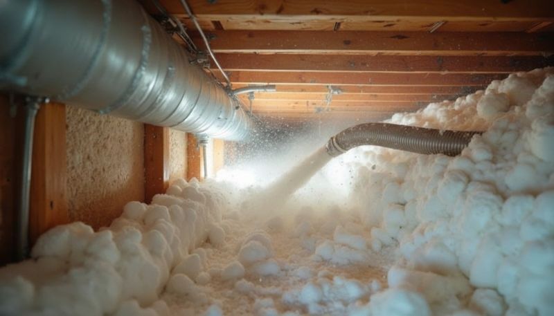Blown Insulation Installation in Georgetown, TX
