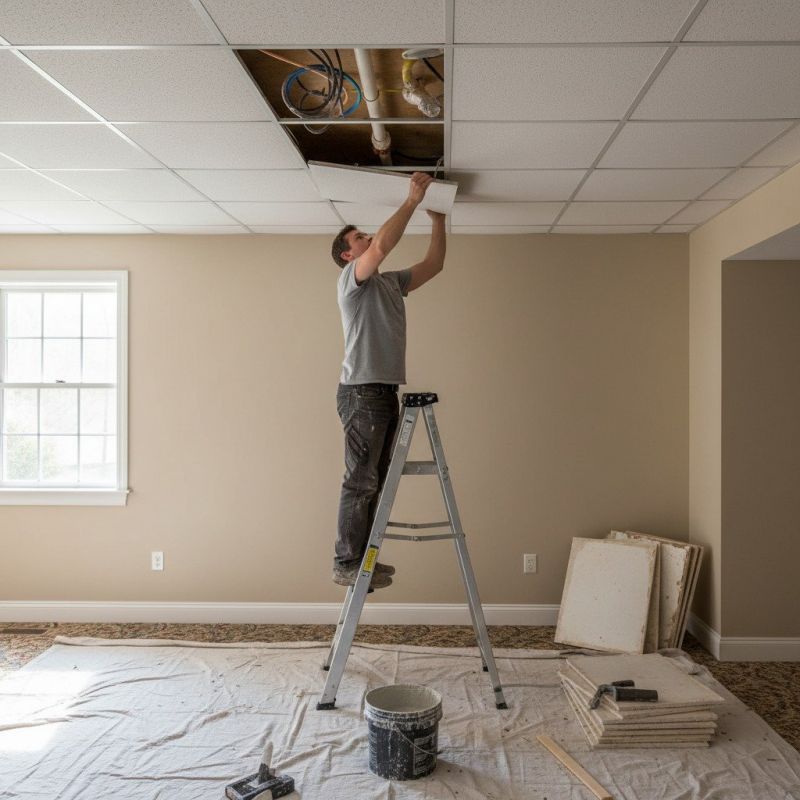 Ceiling Insulation Installation