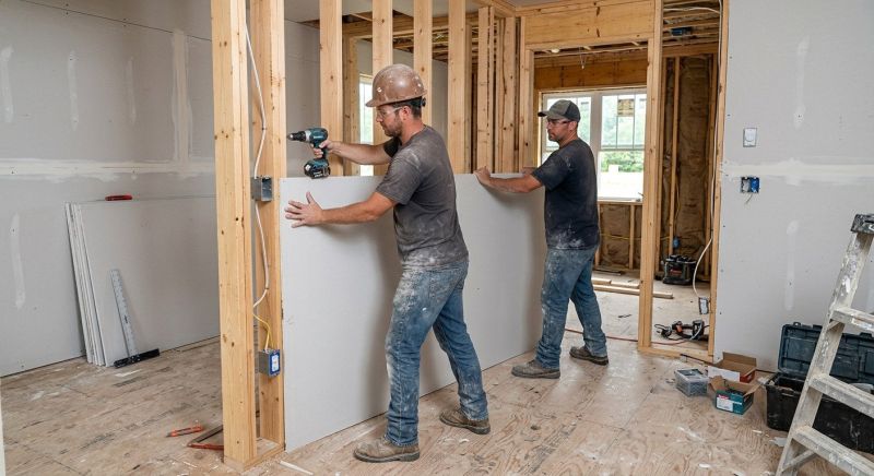 Garage Wallboard Installation in Kansas City, MO